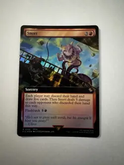 Snort - FIC #120 | FOIL | NM | MTG | EXTENDED ART - Image 1