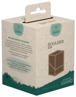 Ultimate Guard Boulder 100+ Return To Earth Brown Deck Case New Card Box mtg ccg - Image 1