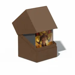 Ultimate Guard Boulder 100+ Return To Earth Brown Deck Case New Card Box mtg ccg - Image 2