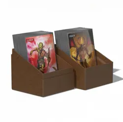 Ultimate Guard Boulder 100+ Return To Earth Brown Deck Case New Card Box mtg ccg - Image 4