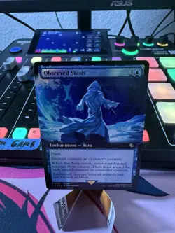 Observed Stasis (Extended Art) #113 (Foil) (NM) Final Fantasy FIC Magic MTG - Image 1