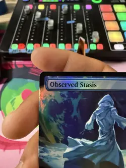 Observed Stasis (Extended Art) #113 (Foil) (NM) Final Fantasy FIC Magic MTG - Image 4