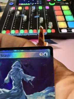 Observed Stasis (Extended Art) #113 (Foil) (NM) Final Fantasy FIC Magic MTG - Image 5