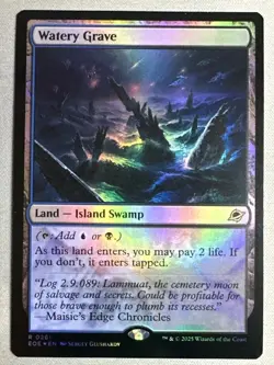 Watery Grave #261 FOIL EOE Edge of Eternities Magic MTG - Image 1