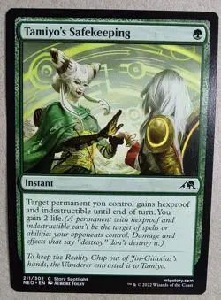 Tamiyo's Safekeeping - Kamigawa: Neon Dynasty (NEO) #211 - Com Reg - NM - MTG - Image 1