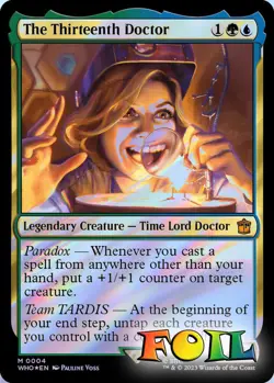 The Thirteenth Doctor 0004 MTG WHO Mythic NP Foil - Image 1