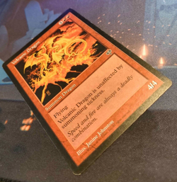Volcanic Dragon - Mirage - Played (see pics) - MTG - Image 3