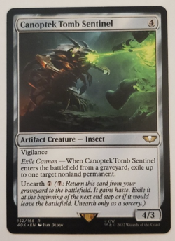 1x Canoptek Tomb Sentinel Warhammer 40K Commander MTG Magic the Gathering NM - Image 1
