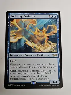 Enduring Curiosity Duskmourn: House of Horror Regular MTG Magic The Gathering - Image 1