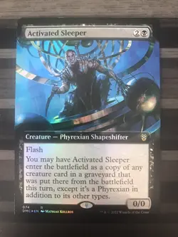 MTG | Activated Sleeper | Dominaria United | Rare | Borderless | FOIL | NM - Image 1