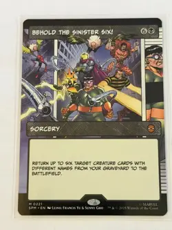 Behold the Sinister Six! Borderless Marvel's Spider-Man 221 - Image 1