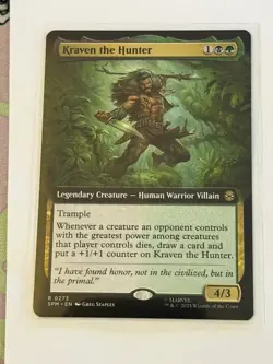 Kraven the Hunter Extended Art Marvel's Spider-Man 273 - Image 1