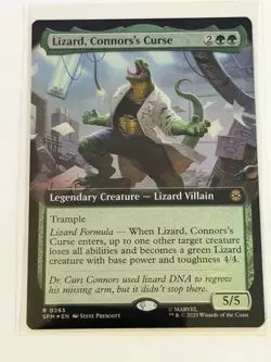 Lizard, Connors's Curse Extended Art Marvel's Spider-Man Foil 265 - Image 1