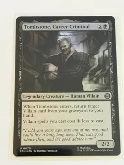 Tombstone, Career Criminal Marvel's Spider-Man Foil 70 - Image 1