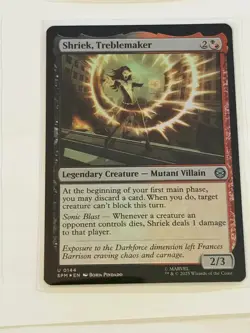 Shriek, Treblemaker Marvel's Spider-Man Foil 144 - Image 1