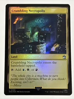 MTG Universes Beyond: Doctor Who Crumbling Necropolis Foil 0268 NM - Image 1