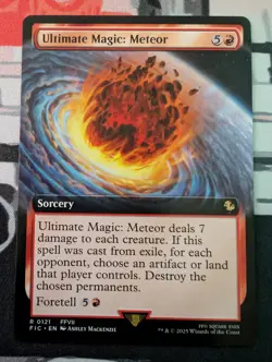 Ultimate Magic: Meteor (Extended Art) Commander: Final Fantasy Regular - NM #121 - Image 1