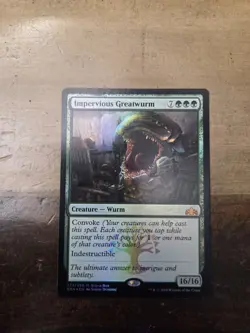 Impervious Greatwurm Buy-A-Box Promos Foil Guilds Of Ravnica Unplayed - Image 1