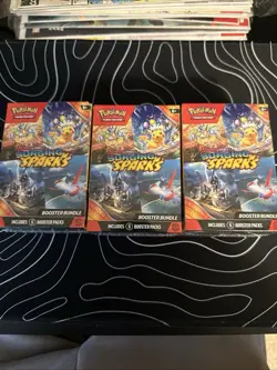Pokemon TCG - LOT of 3 - Surging Sparks Booster Bundle FACTORY SEALED SET! - Image 1