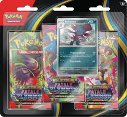 Pokemon Fatale Flammen Blister Bundle 3er-Pack Snibunna Deutsch Neu, OVP, Sealed - Image 1
