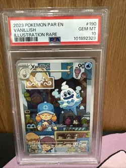 Pokemon TCG Vanillish Paradox Rift 190/182 Holo Illustration Rare - Image 1