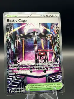Battle Cage Full Art Trainer Ultra Rare ME02 Phantasmal Flames 116/094 Pokemon - Image 1