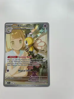 Pokemon TCG Lillie's Ribombee 164/159 Journey Together Holo NM - Image 2
