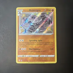 Galarian Runerigus - SV066/SV122 - Pokemon Shining Fates Sword Shield Shiny NM - Image 1