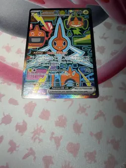 Pokemon TCG Phantasmal Flames Rotom ex Special Illustration Rare SIR 126/094 - Image 1