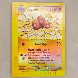 Pokemon TCG Dugtrio 44/165 Expedition Base Set Reverse Holo MP Moderately Played - Image 1