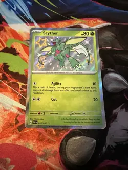 Pokemon TCG - Scyther 95/91 - SV: Paldean Fates - Near Mint - Image 1