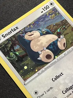 🌀 Snorlax 141/192 Cosmos Promo - Holo 🌀 SWIRL - Rebel Clash Pokemon TCG NM - Image 2