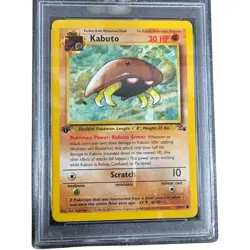 1999 Pokemon Fossil Kabuto 1st Edition #50 PSA 9 Mint 5355 - Image 2
