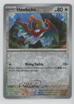 Hawlucha Reverse Foil Pokemon Prismatic Evolutions PRE #089 - Image 1
