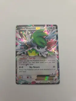 Pokemon Shaymin EX Ultra Rare XY Roaring Skies 77/108 NM - Image 1