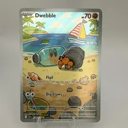 Dwebble 129/086 (Pokemon 2025) - Black Bolt - Illustration Rare - NM/MINT - Image 1