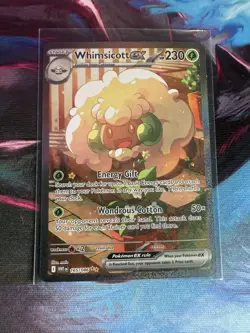 🌿 Whimsicott EX 165/086 SIR | White Flare | Pokemon TCG NM Pack Fresh - Image 1