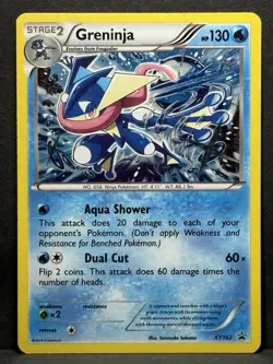 Pokemon TCG Greninja XY162 XY Black Star Promo Holo Card MP - Image 1