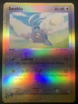 Swablu 75/97 Reverse Holo Ex Dragon Pokemon Card LP - Image 1