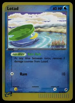 Pokemon Card - Lotad Sandstorm 66/100 Reverse Holo - Image 1