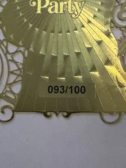 YOR FORGER Numbered 093/100 Goddess Story METAL Collectible CARD - Image 3