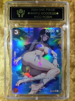 NICO ROBIN One Piece Waifu Goddess Card CUSTOM MADE Black Label - Image 2