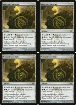 4x MTG 2013 GOLGARI CLUESTONE - ARTIFACT - MAGIC CARD x4 copies - Image 1