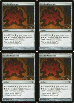 4x MTG 2013 RAKDOS CLUESTONE - ARTIFACT - MAGIC CARD x4 copies - Image 1