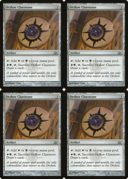 4x MTG 2013 ORZHOV CLUESTONE - ARTIFACT - MAGIC CARD x4 copies - Image 1
