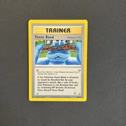Focus Band 86/111 Pokemon Card TCG Neo Genesis Trainer Card - Image 1