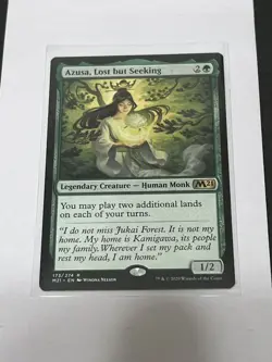 Azusa, Lost but Seeking #173 Core Set 2021 M21 Magic Gathering card MTG - Image 1