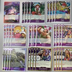 One Piece OP13 - Gol.D.Roger Structure Deck + 10 Roger Don!! - NM/M - 61 Cards - Image 2