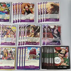 One Piece OP13 - Gol.D.Roger Structure Deck + 10 Roger Don!! - NM/M - 61 Cards - Image 4