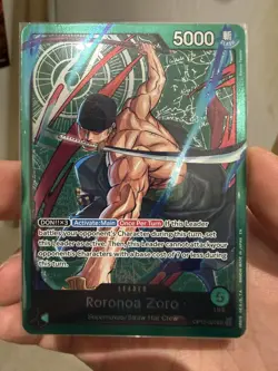 Roronoa Zoro - OP12 Leader Alt Art - Learn Together LD-01 - One Piece Card Game - Image 1